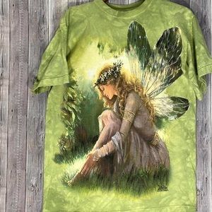 RARE The Mountain fairy tshirt in green from 2002